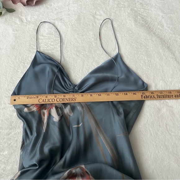 ALLSAINTS Alexia Kuroyuri Floral-print Midi Dress In Blue - Picture 9 of 16